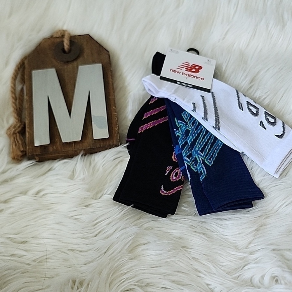 New Balance Multicolored Running Socks NWT